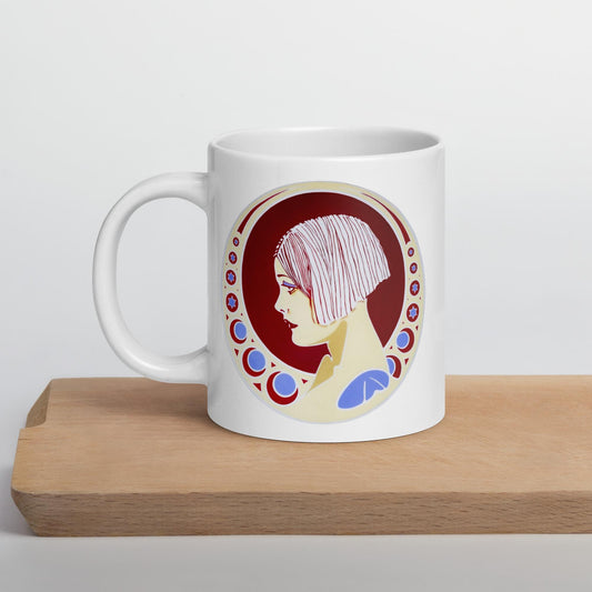 Mujer Gráfica I Art Print Mug