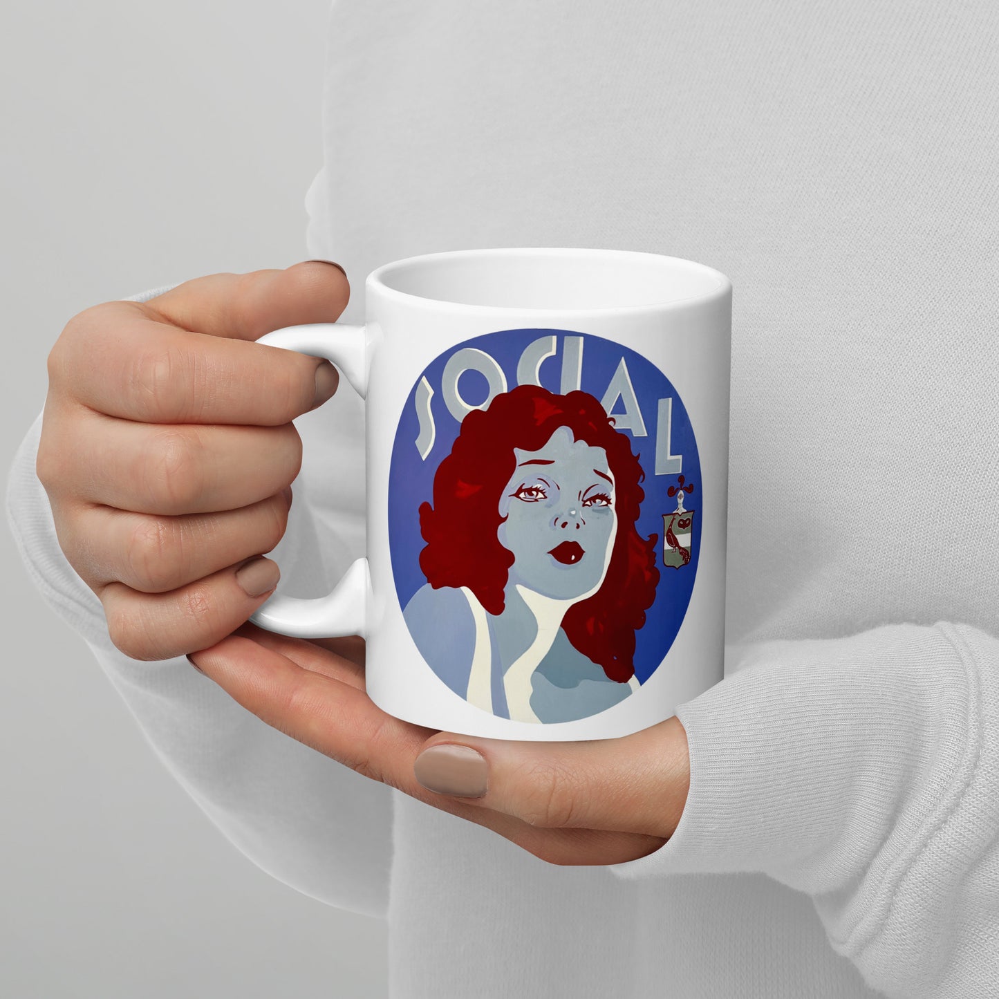 Untitled SOCIAL Art Print Mug by Andrés Conde
