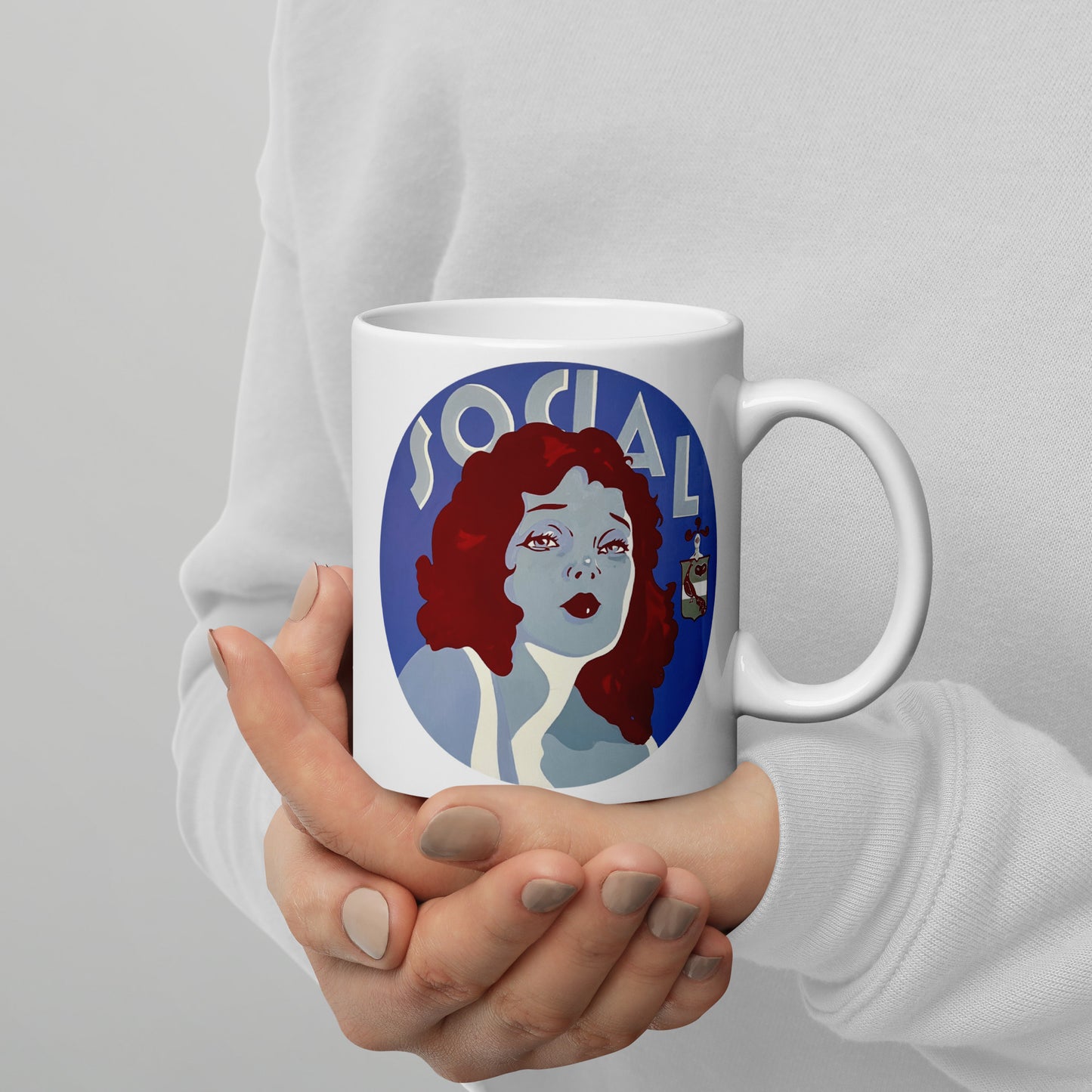 Untitled SOCIAL Art Print Mug by Andrés Conde