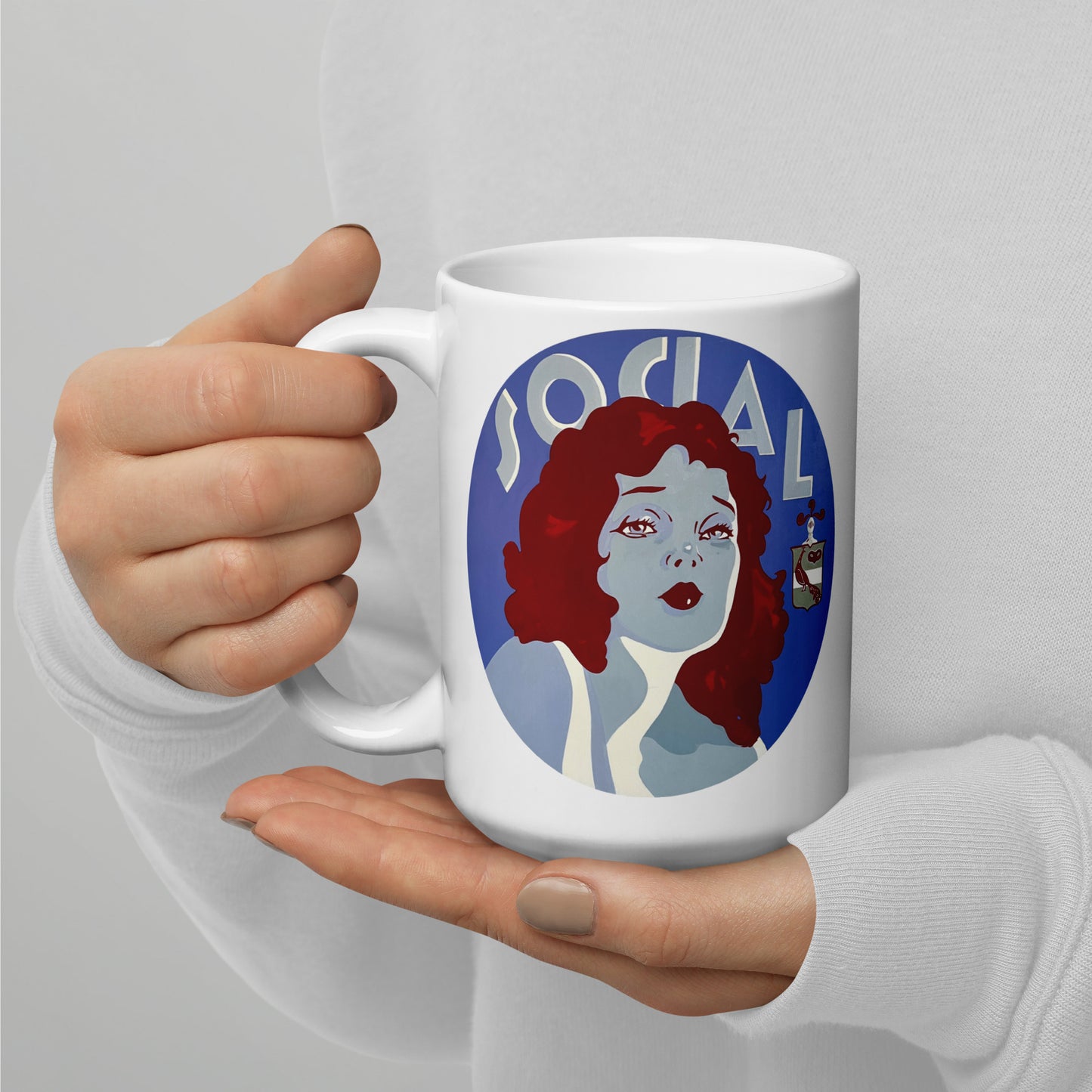 Untitled SOCIAL Art Print Mug by Andrés Conde